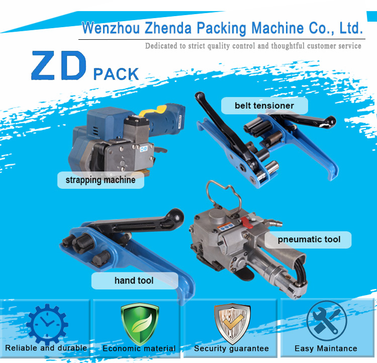 Battery Powered Plastic Strapping Tool for Packaging and Sealing Portable and Rechargeable Strapping Machine for Large Volume Operations 0.6-1.05mm