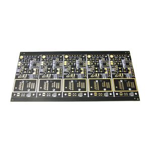 2 U" ENIG FR4 Black Ink UL RoHS 2 Layers PCB Circuit Board