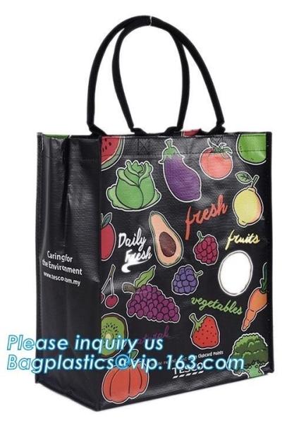 Full color printing non woven bag made by 80gsm fabric non-woven shopping bag
