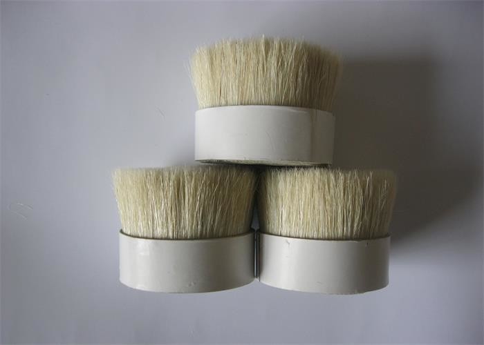 White Boiled Pig Bristle Animal Hair For Artist Brush Painting Brush