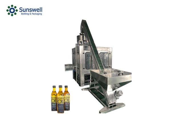 Automatic Olive Oil Filling Capping Machine 2000BPH Rotary Liquid Filling