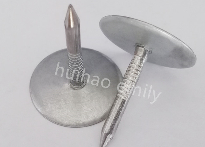 38mm Galvanized Steel Duct Liner Cup Head Pins With Gold Paper