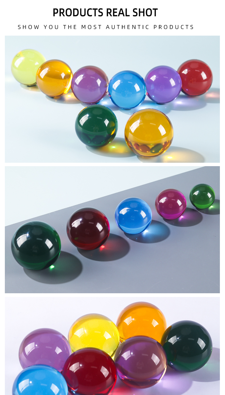 120g Resin Ball Clear Transparent Play Juggling Balls