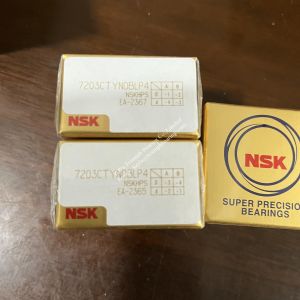 NSK High Speed Angular Contact Thrust Ball Bearing 7003CTYNSULP4 , 7201CTYNSULP4