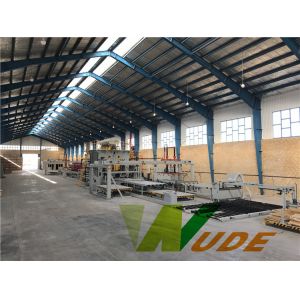 Embossed Patterm Short Cycle Lamination Hot Press With Double Side Synchronous