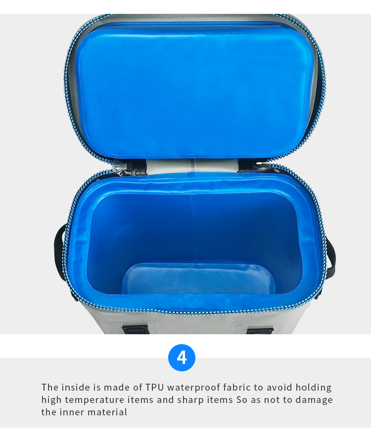 Refrigerated TPU Soft Cooler Backpack For Food Wine Meat Fruit