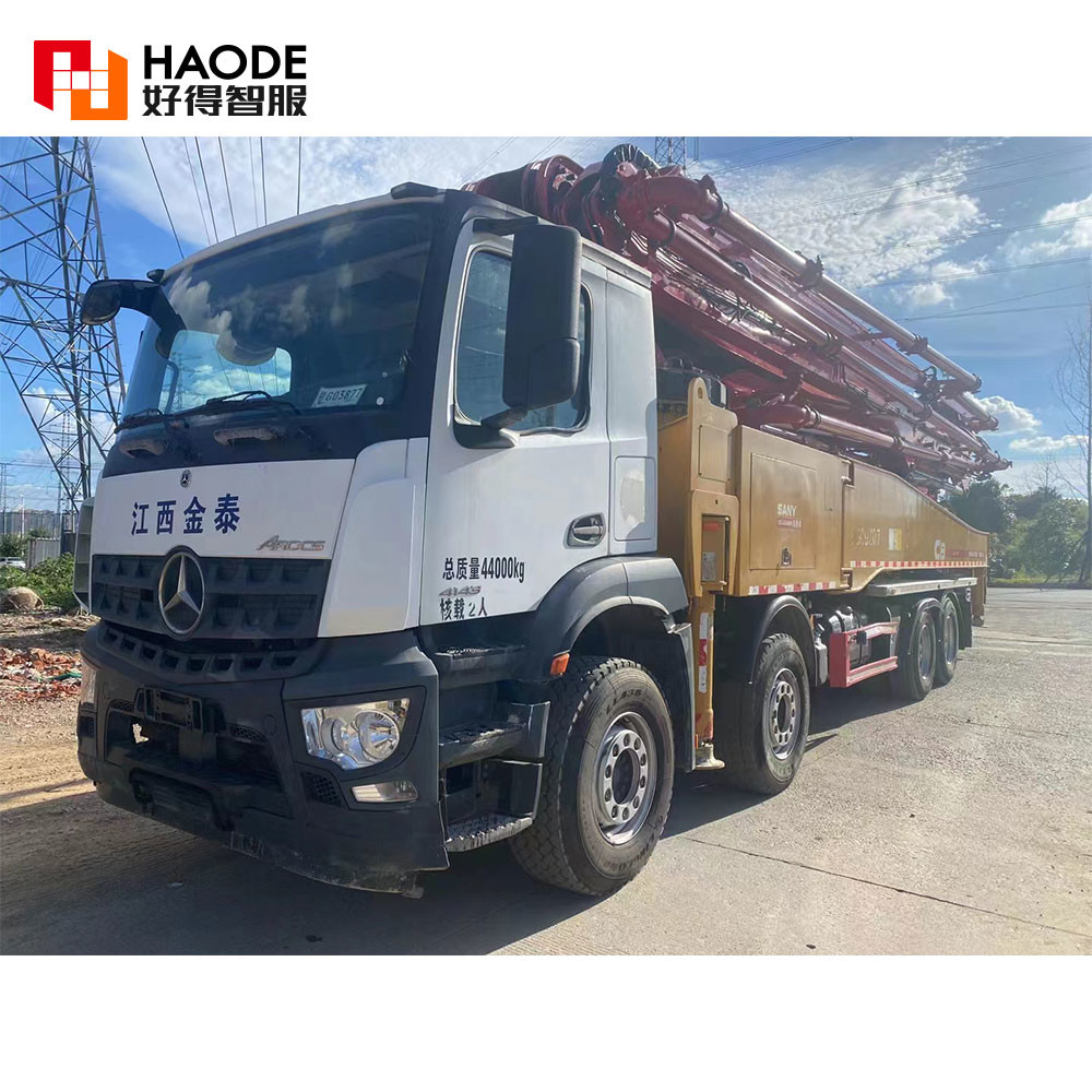 2020 56m Sany Concrete Pump Truck Benz Chassis Boom Pump Price