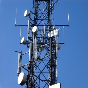 Hot Dip Galvanized 3 /4 Leg Lattice Telecom Tower Tubular Telecommunication