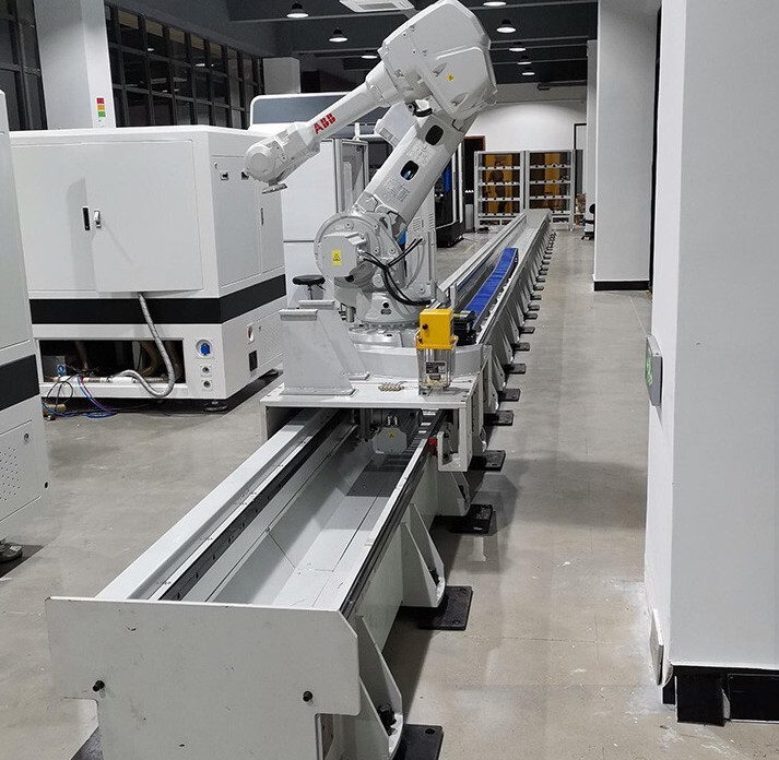 Floor Mounting Position Robot Seventh Axis With Ground Installation Method