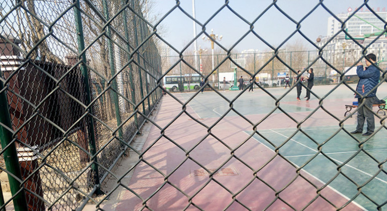 6 Ft X 50 Ft 4.8mm Galvanized Chain Link Fence Diamond Hole