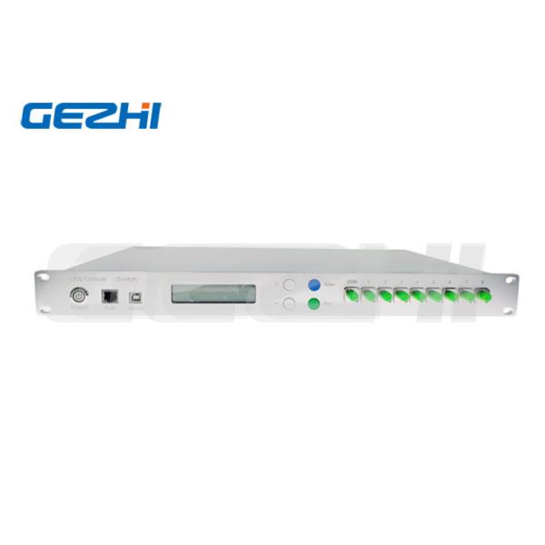 China RS232 and Ethernet Interface Rackmount 1×N(N≤8) Optical Switch on sale China RS232 and Ethernet Interface Rackmount 1×N(N≤8) Optical Switch on sale