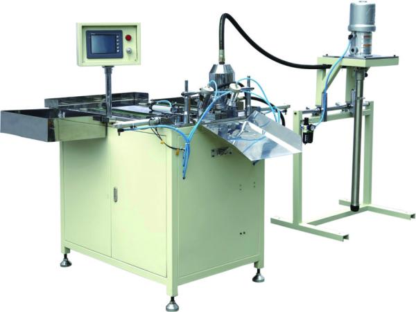 Quality Solidified Adhesive PVC Hot Melt Glue Machine , 380V 50Hz Filter Bag Making Machine for sale