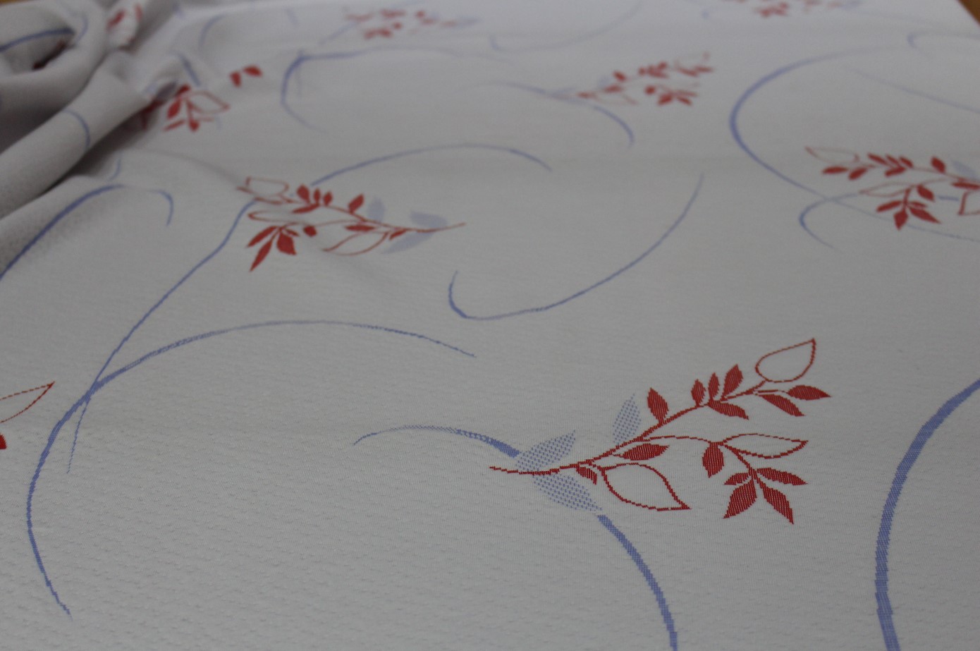 Stretchable Jacquard Knitting Fabric , 400gsm Poly Jacquard Fabric