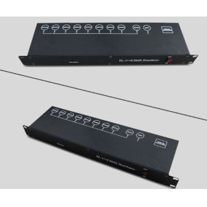 Pro DMX Light Controller Branch 3 Pin Outputs 8 Way Isolated Dmx Splitter