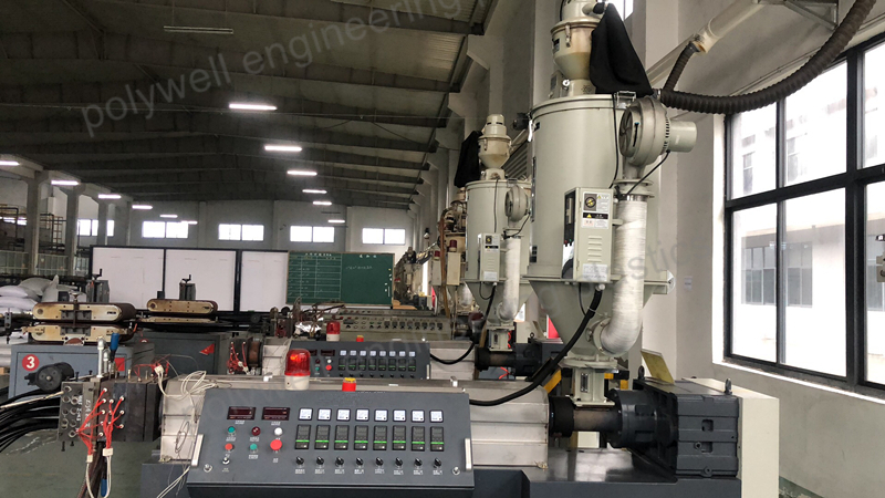 Automatic Single Screw Extruder PA Polymer Extrusion Machine Used To Produce Polyamide Strips
