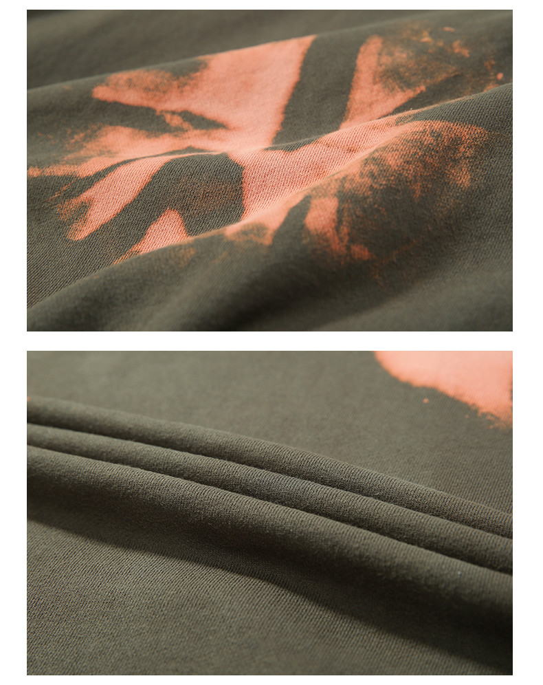 Lightweight Oversized Drop Shoulder Hoodie Sweatshirt Custom Stone Washed Unisex