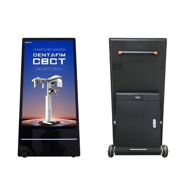Quality Wireless Battery Portable Kiosk With Foldable Wheels Outdoor for sale