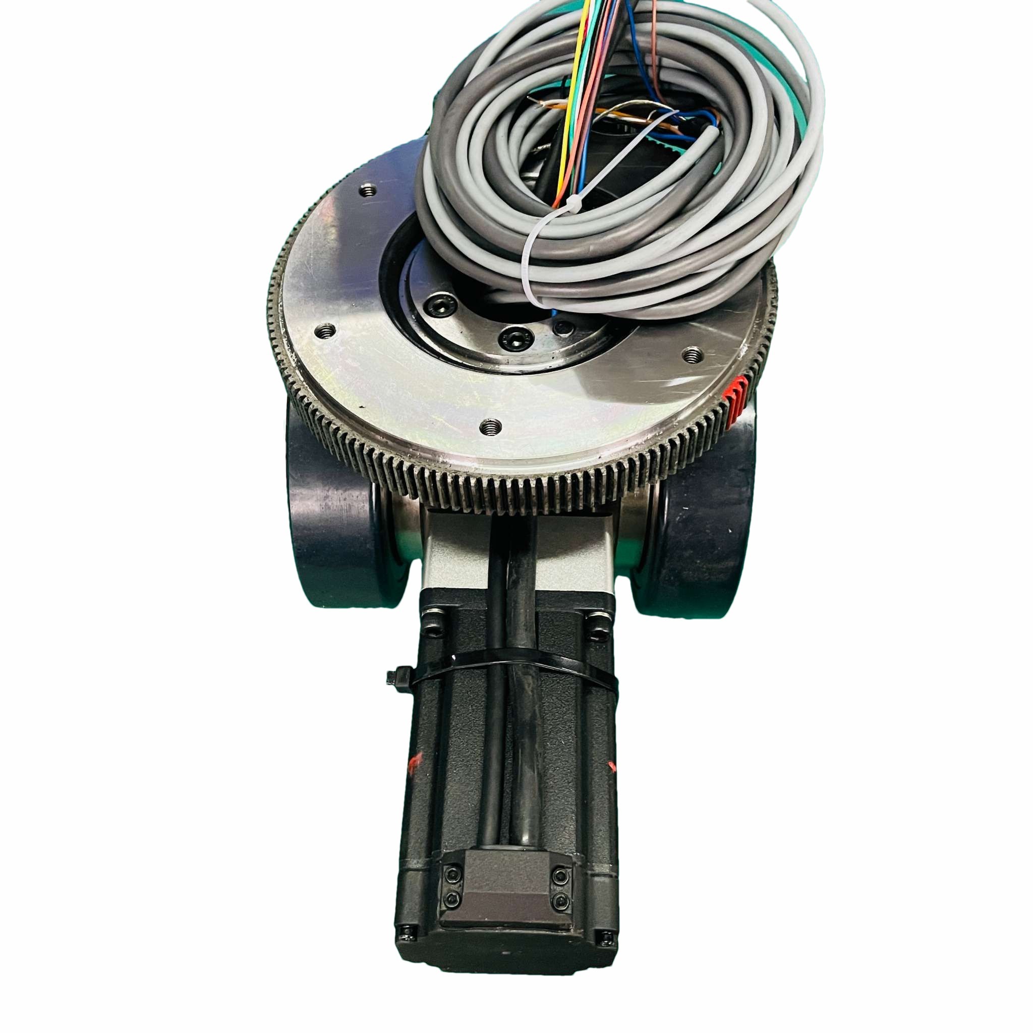 400W Built In Motor Controller Gearbox AGV Drive Wheel Service Robot Use