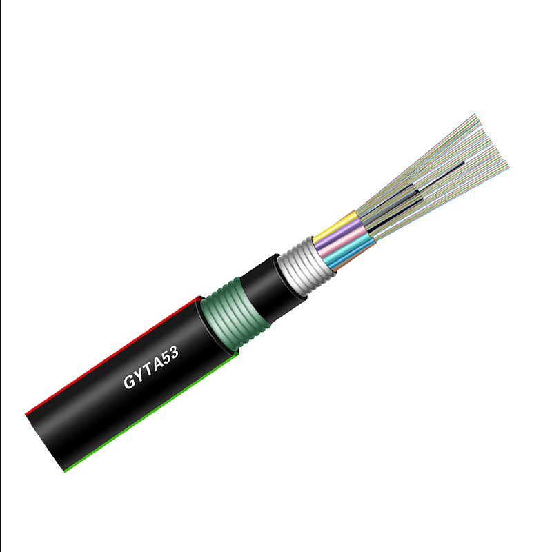 Armored Loose Tube Outdoor Underground GYTA53 Fiber Optic Cable