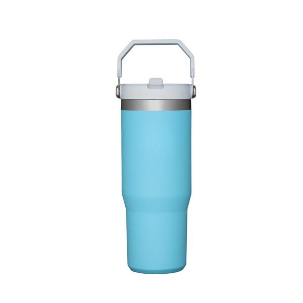 Portable Mug 30oz Car Mug 304 Stainless Steel Thermos Mug Straw Portable 20oz