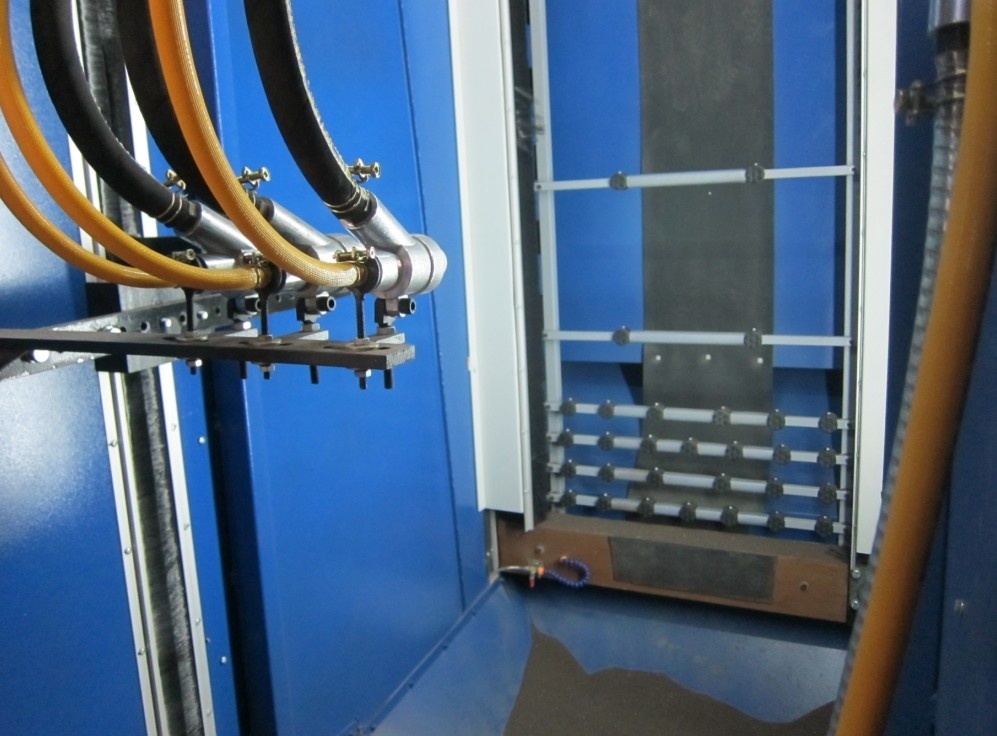 Automatic Glass Sandblasting Machine Used in Making Sandblast Toughed Glass