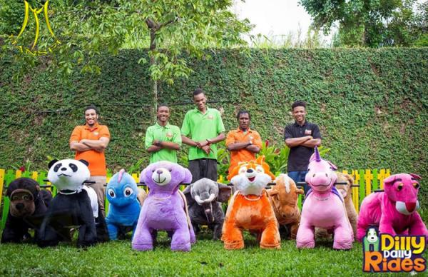 Hansel motorized adult size animal ride rechargeable battery operated ride on