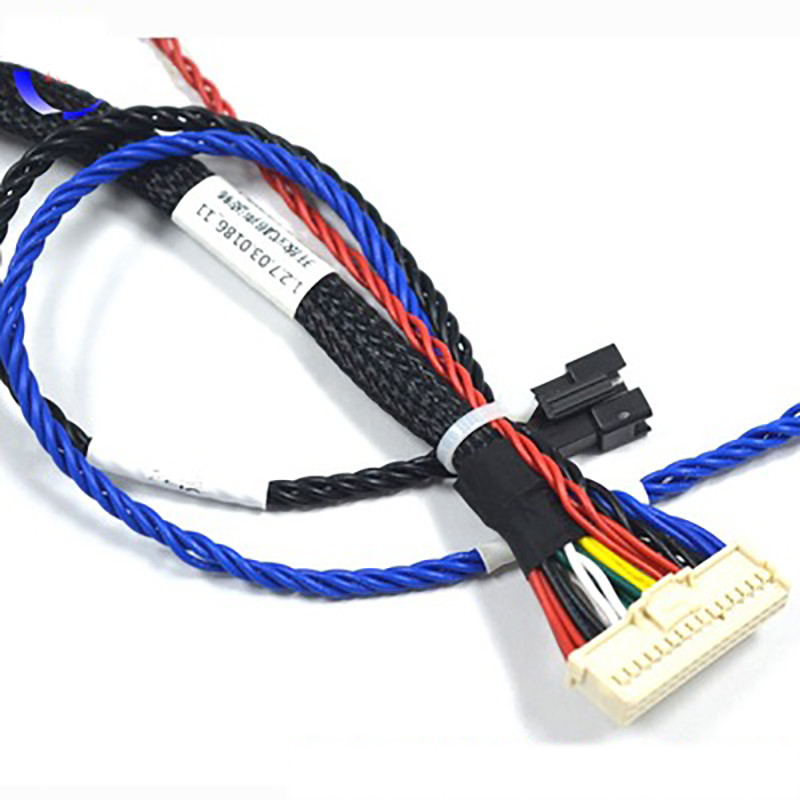 Industrial Shielded 30cm Wire Harness Cable Assembly Anti Sway