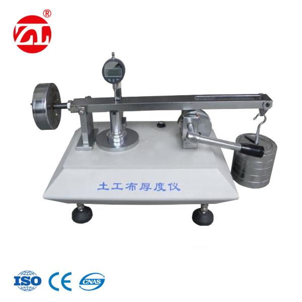 Quality ISO9863 Hardness Precision Dial Gauge Geosynthetics Geotextile Thickness Tester for sale