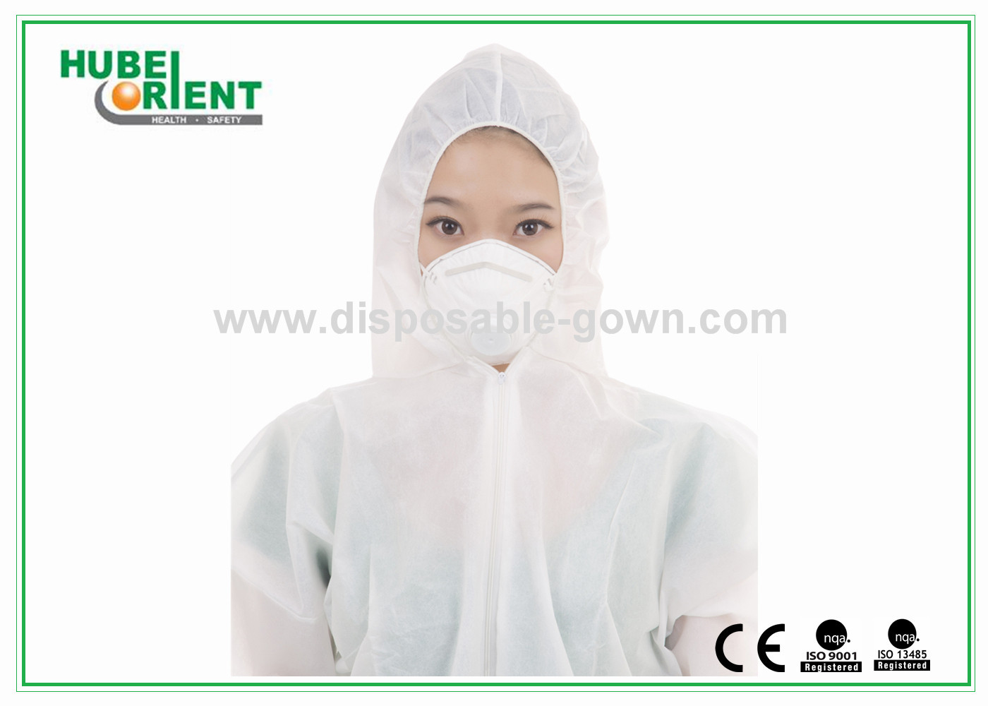 Anti Dust 25gsm Polypropylene Disposable Medical Protective Coverall