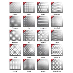 Customized Perforated Stainless Steel Sheet With Cloverleaf Pattern