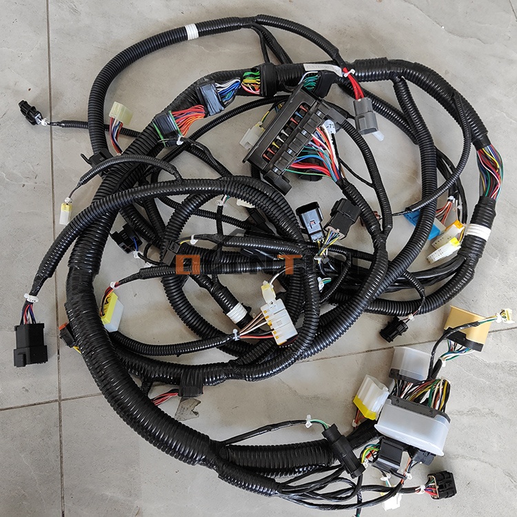 Construction Works PC200-7 PC220-7 Excavator Cab Internal Wiring Harness 20Y-06-71512