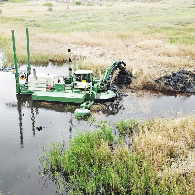 Factory Price Multipurpose Amphibious Bucket Dredger for Sale