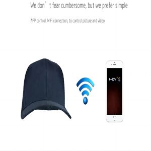 Live Streaming WiFi Camera Hat 2K Action Camera Connect With Hotspot/ Wireless