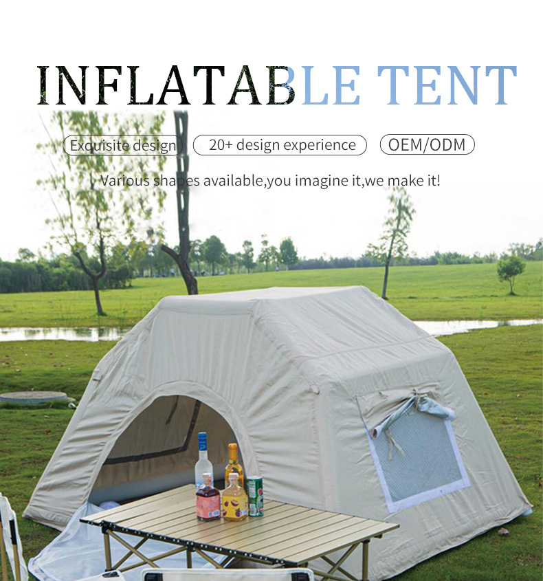 Best Price 8 Persons Large Waterproof Air Pneumatic Tent Outdoor Inflatable Lawn Arabic Camping Tent For Sale