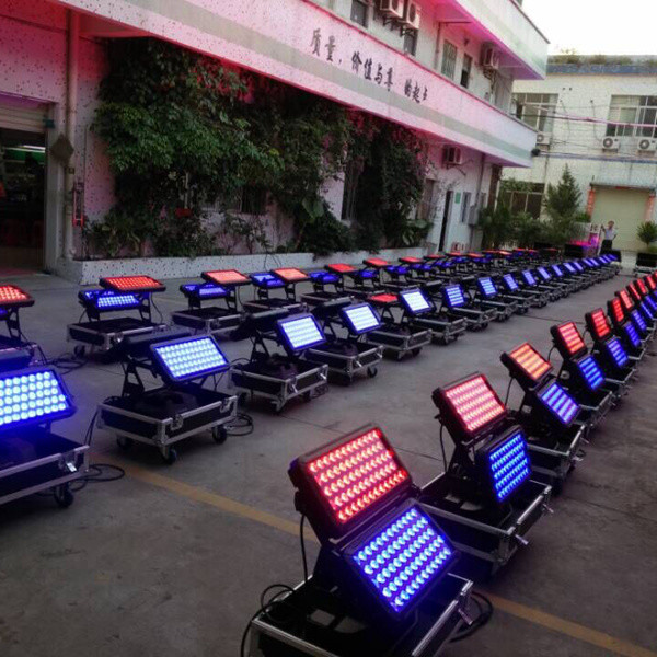 Free shipping China High quality 6IN1 120*18W Waterproof RGBWA UV IP65 Outdoor LED City Color Wash Light