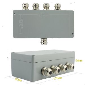 Aluminum Enclosure Sealed Junction Box Project Case 170*80*56mm with UK2.5B
