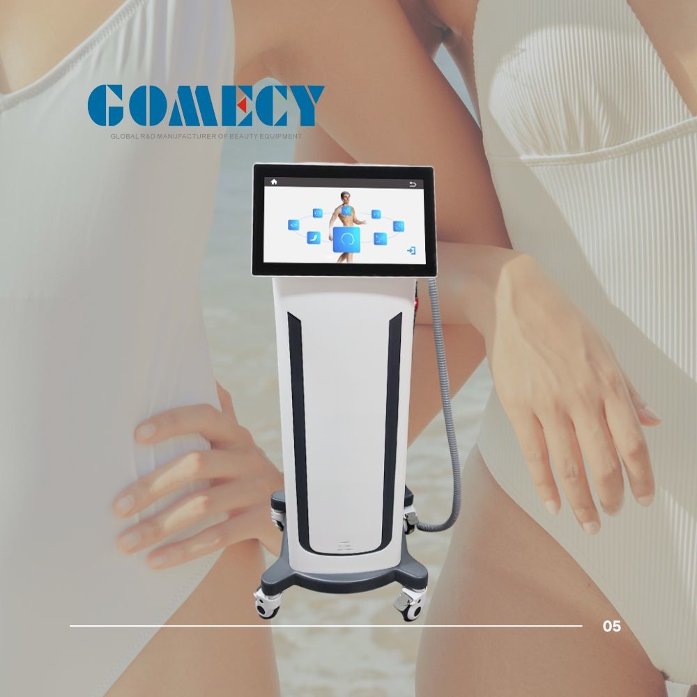 GOMECY Advanced Diode Laser Hair Removal Machine - Painless 755nm 808nm 1064nm Titanium Laser Hair Removal Machine