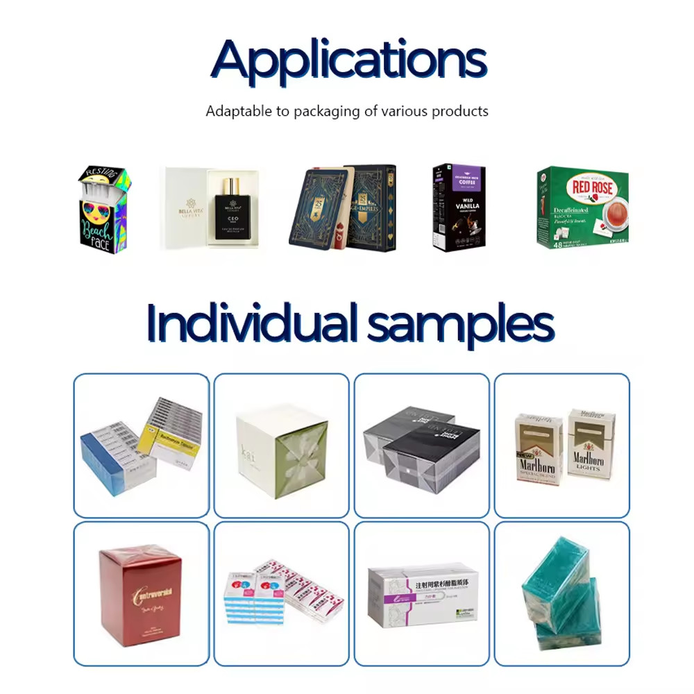 Three Dimensional Transparent OPP Film Note Paper Cellophane Soap Wrapping Packaging Sealing Machine