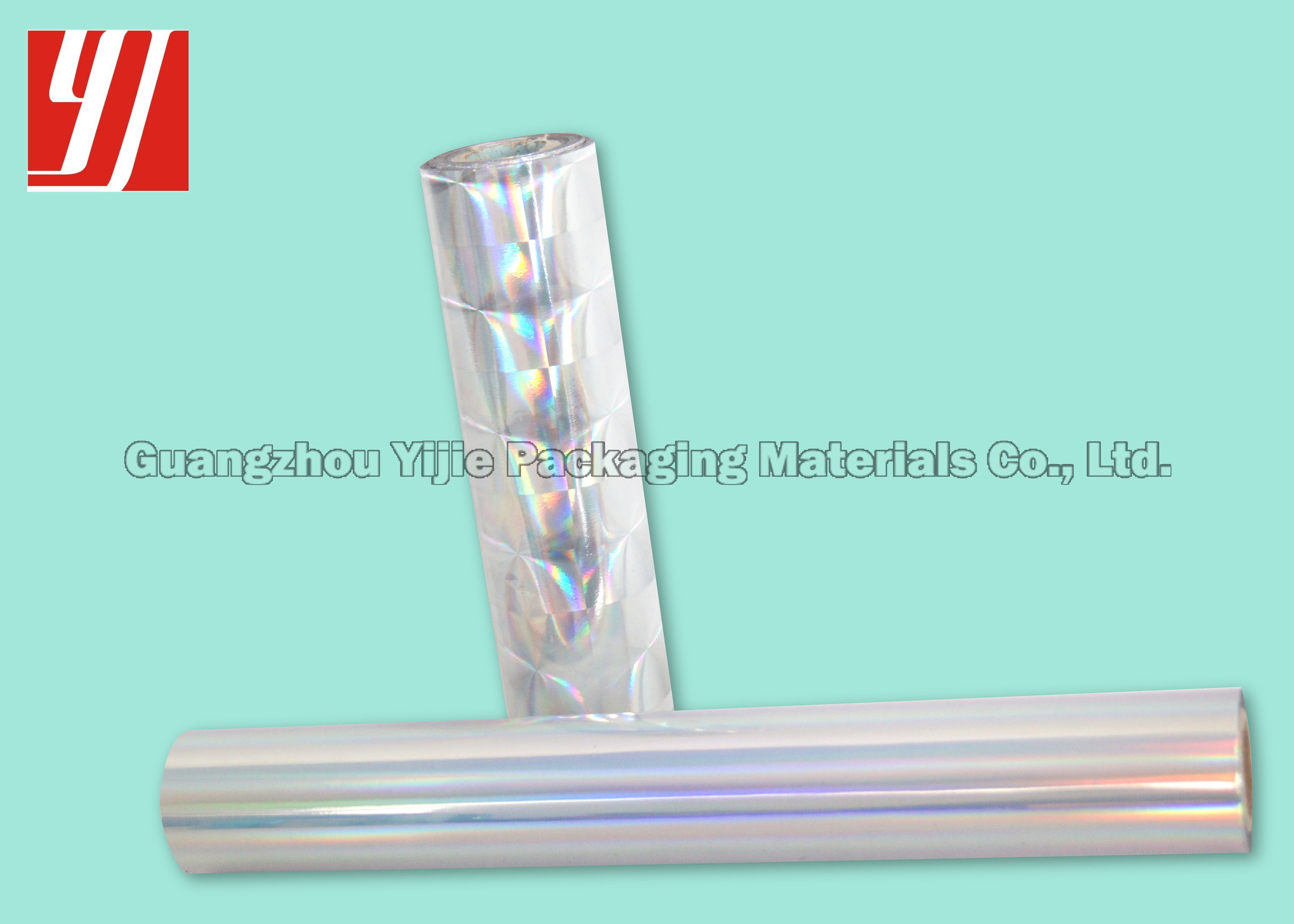 1 Inch Core 360m Holographic Hot Stamping Foil Food Alcohol Cosmetic Cigarette Packaging