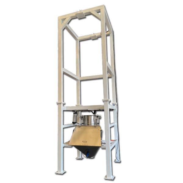 304 Stainless Steel Bulk Bag Unloading Station For Unpacking Bulk Bags Of Powder