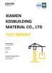 Xiamen Kdsbuilding Material Co., Ltd. Certifications