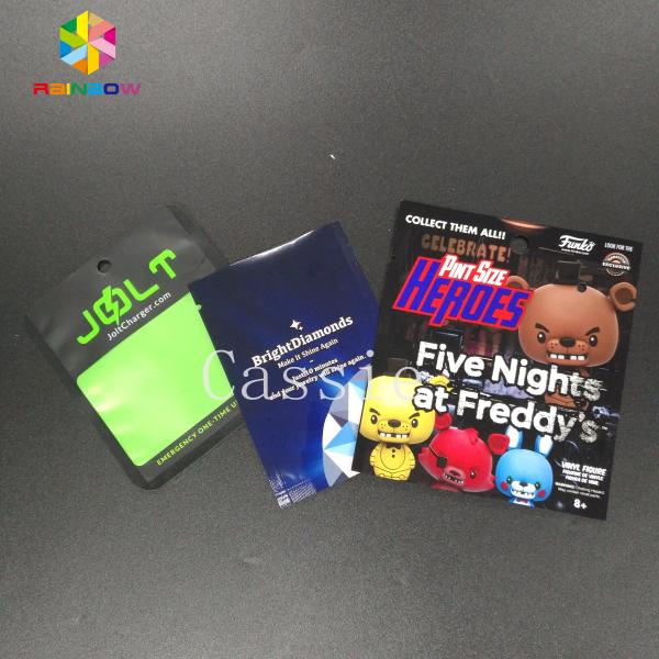 Three Sides Sealed k Stand Up Pouches Glossy Printing Cosmetic Facial Mask