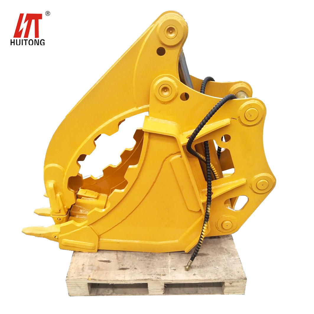 Stainless Hydraulic Thumb Bucket For Mini Excavator Attachments
