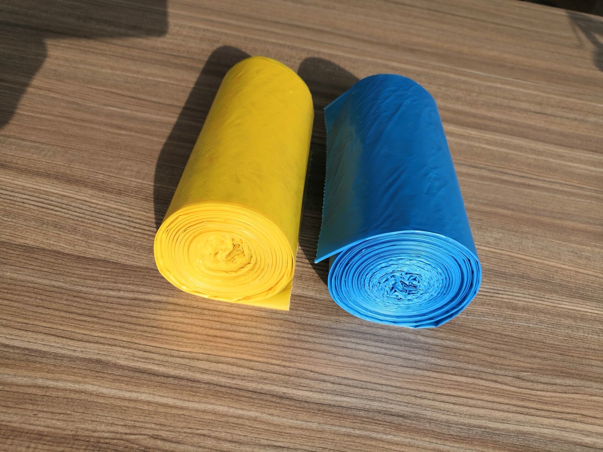 Disposable Or Recycled Plastic Garbage Bags On Roll Custom Printed Non Toxic