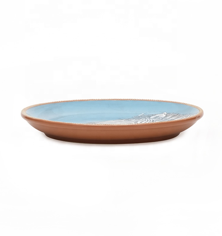 Animal Zebra Tiger Printing Stoneware Plate For Kids Heath Ceramics Dinner Plates