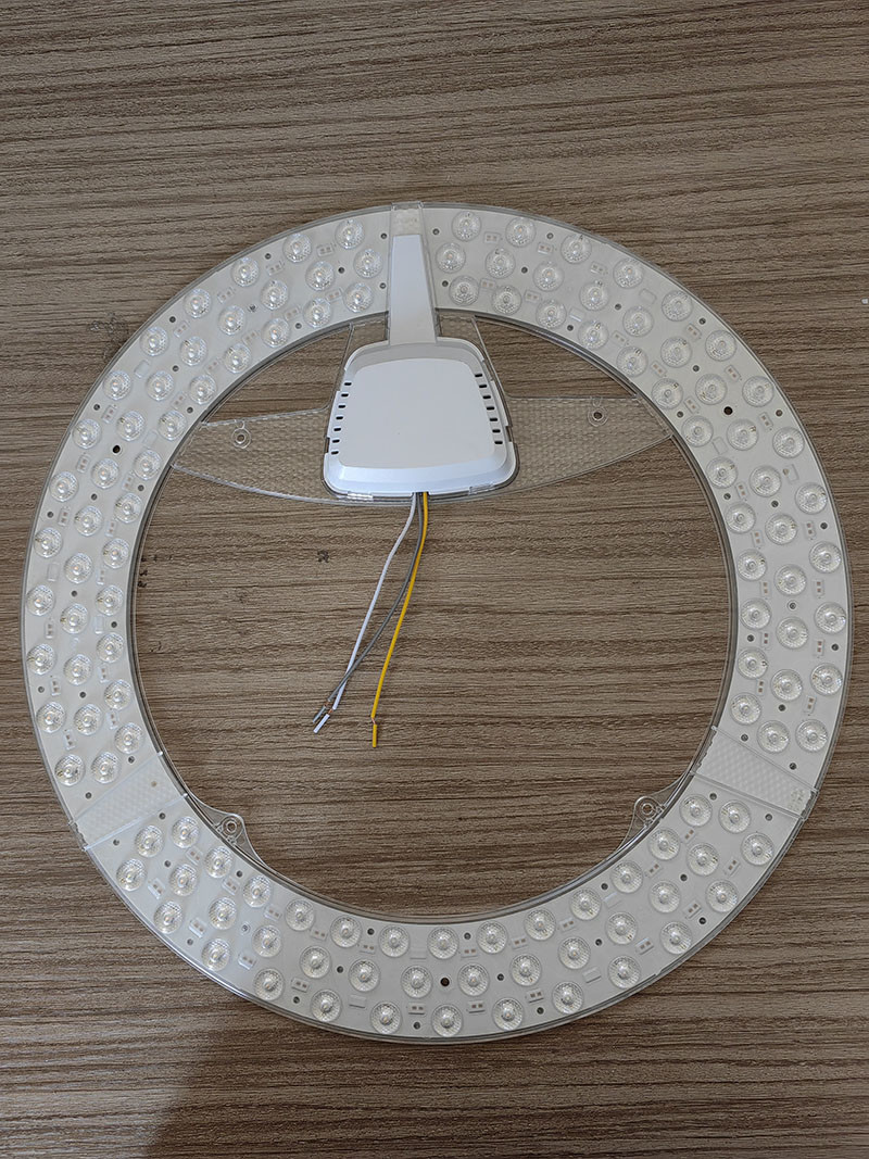 ceiling fan light moudle new products: dia360mm double color according to your requirement,we can design and produce any shape any wattage or any