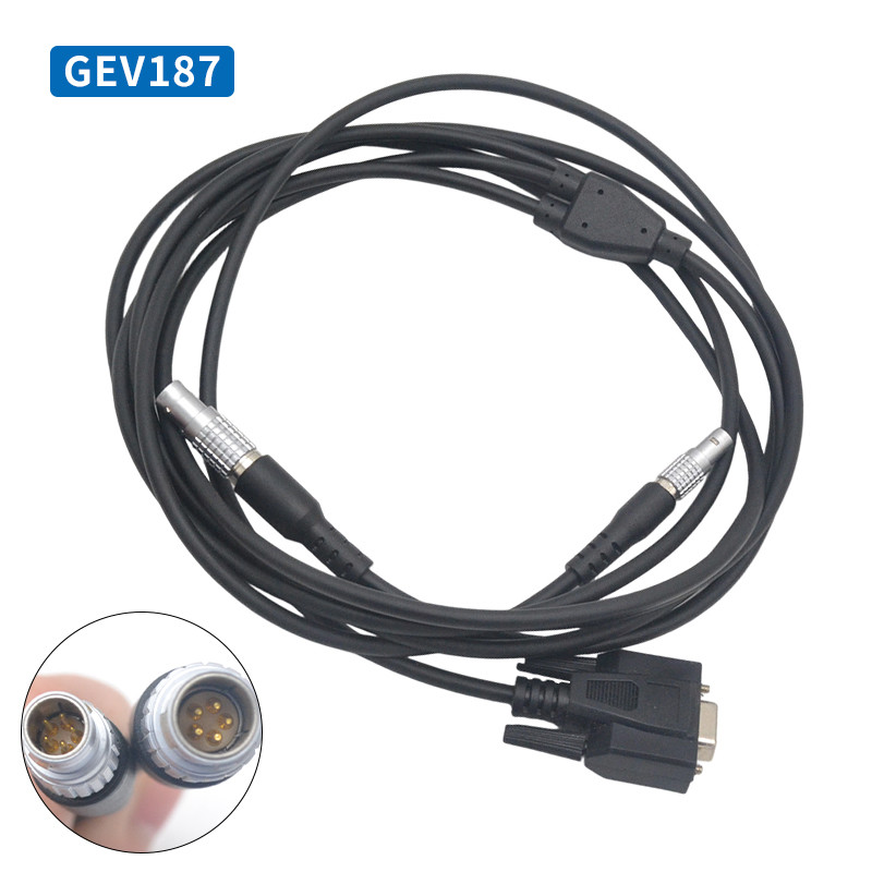 5 Pin Y Cable Adapter for Connecting Leica TS/TM60/50/30 Total Station to PC and Power