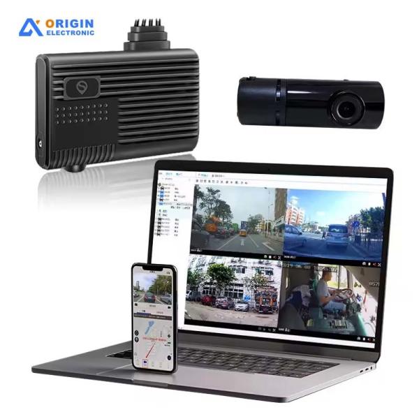 Real Time Vehicle GPS System 1080P HD 4CH Car DVR Dash Camera For Delivery