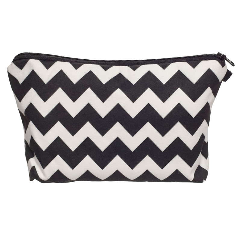 Waterproof Travel Toiletry Pouch Makeup with Zipper (Mandala Flowers)