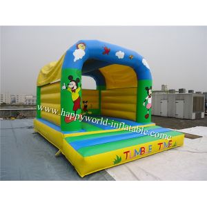  mickey mouse jumping castle , cheap inflatable bouncer , bouncy castle paint Manufactures